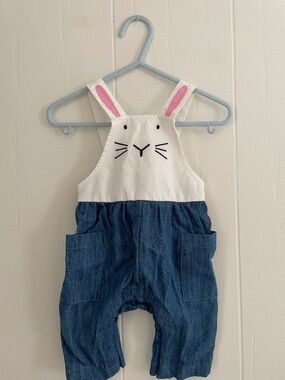 Hanna Andersson Bunny Overalls for Baby